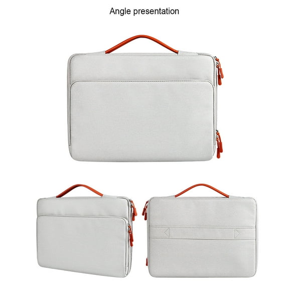 Laptop Bag for Macbook Air M2 Pro M1 13 14 15 15.6 16 11 12 for Xiaomi Dell Hp Lenovo Matebook Notebook Sleeve bag Case Cover (Light Gray,A1369 A1466)