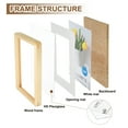thumbnail image 5 of 7 x 9 Natural Wood Photo Frames, Wood Finish Picture Frame, Light Brown, 5 of 7
