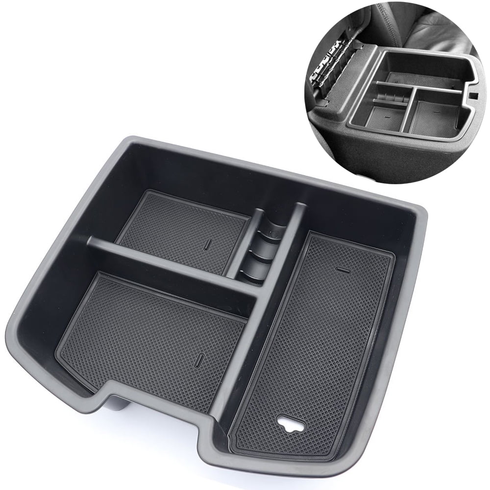 Center Console Organizer Insert ABS Black Materials Tray, Armrest