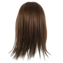 ITSELFER Hair Volume Topper Women Hairpiece Wiglet Straight Wig Synthetic Hair Piece