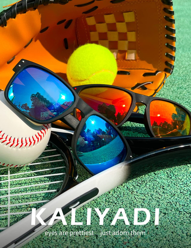 KALIYADI 3-Pack Polarized Sunglasses, Unisex photo 5