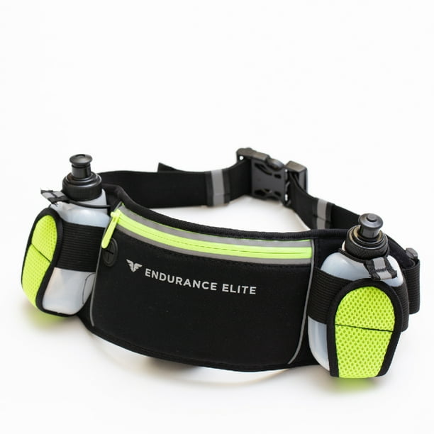Endurance Elite Waist Fanny Pack Hydration Running Waist Belt with 2