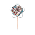 thumbnail image 1 of Carp Peony Water Pattern Geometry Toothpick Flags Star Lable Cupcake Picks, 1 of 3