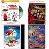 Christmas Holiday Movies DVD 4 Pack Assorted Bundle: A Charlie Brown Christmas, Nothing Like the Holidays, Dr. Seuss Grinch Christmas, Multi Christmas Features