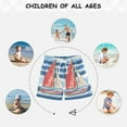 thumbnail image 6 of FORMRS Boys Swim Trunks Quick Dry Mesh Liner Boardshorts Sizes XS-XL, Red Sailboats, 6 of 7