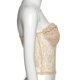 thumbnail image 5 of Top Corto Sin Tirantes Bustier de encaje floral Bodycon Tops de tubo Traje de calle de color sólido (Champagne M) Cgtredaw Para estrenar, 5 of 8