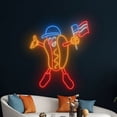 thumbnail image 5 of Handmadetneonsign Hotdog 4th Of July Neon Sign, Independence Day Art Decor, USA Celebration Wall Decor, 5 of 5