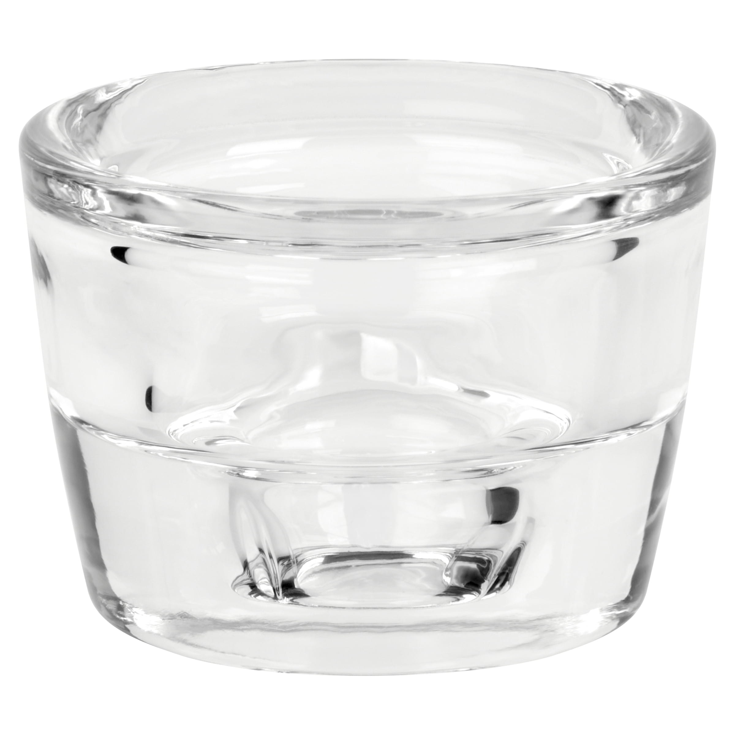 (6 pack) Mainstays Clear Glass Candleholder for Tealight and Taper Candles, 2 Inches