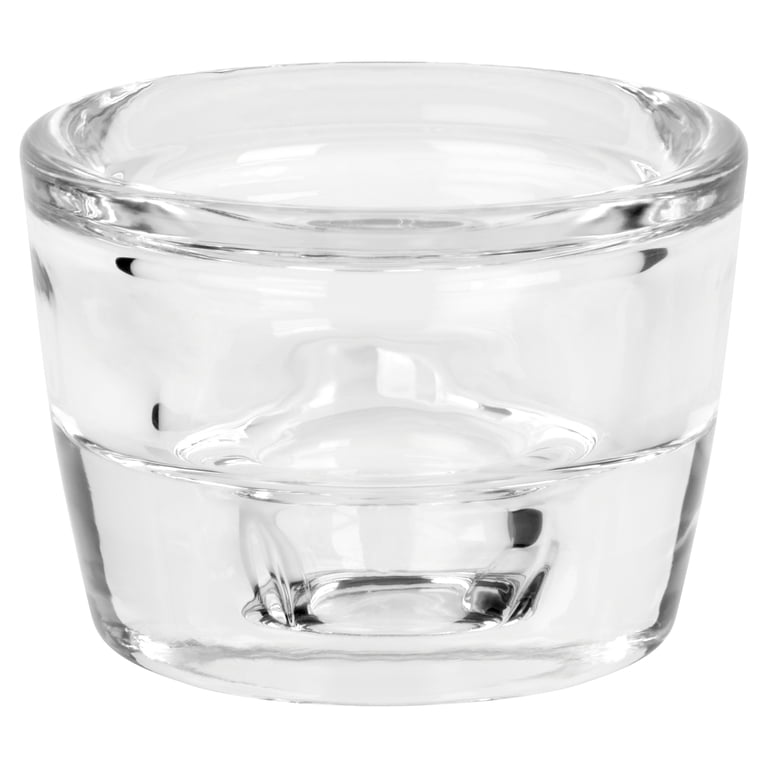 Mainstays Clear Glass Candleholders, 6-Pack photo 2