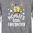 thumbnail image 3 of SpongeBob SquarePants - Mommy's Little Firecracker - Toddler And Youth Long Sleeve Graphic T-Shirt, 3 of 6