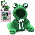 thumbnail image 3 of Winter Warm Cute Plush Dog Coat Hoodies for French Bulldog, Pet Halloween Frog C8T1, 3 of 7