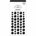 thumbnail image 1 of Adhesive Jewels 6mm, 8mm & 10mm 45/Pkg-Beetle Black, 1 of 1