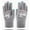 Gray, variant on Luxalzxs Women Christmas Double Layer Fawn Pattern Thick Warm Gloves Knitting Wrist Gloves Mittens