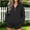 Black, variant on TZZQ Women 2 Piece Outfits 1/4 Zip Collar Long Sleeve Fall Pullover Sweatshirts Baggy Wide Leg Shorts with Pockets Loose Fit Workout Lounge Sets Plus Size Trendy Athletic Tracksuit Pink L