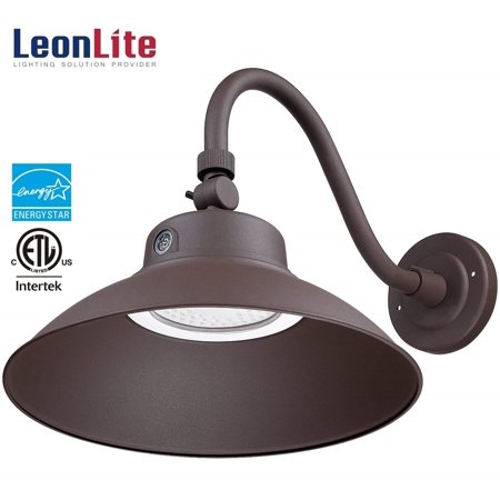 Leonlite 42w Led Gooseneck Barn Light For Warehouse 5000k