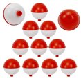 thumbnail image 6 of 20Pcs Fishing Float 25-50mm 5 Sizes Push Button Ultrasonic Round Buoy Floats Fishing Tackle Accessories, 6 of 8