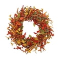 thumbnail image 4 of Corona de otoño artificial, corona de bayas de otoño, corona de cosecha, corona de otoño para 40cm, 4 of 9