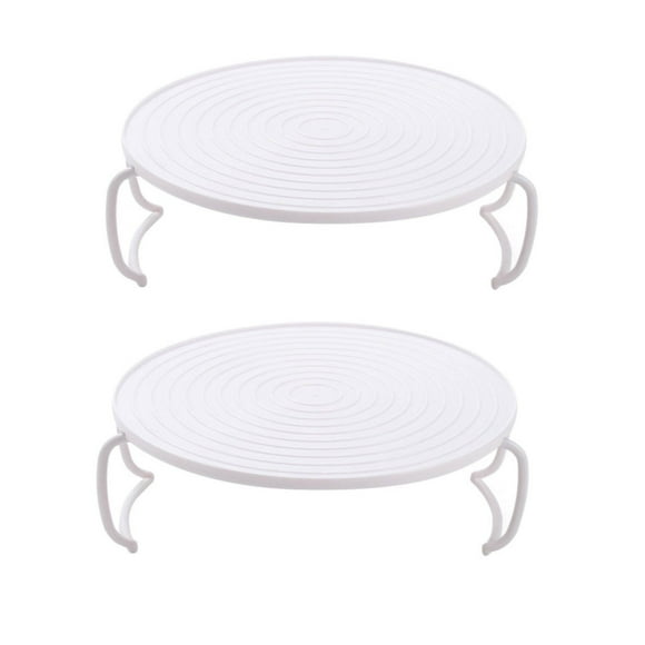 Microwave Oven Rack Clearance, Microwave Plate Stacker Microwave Tray Rack Oven Tray Rack Steaming Rack with Legs B