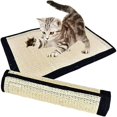 thumbnail image 1 of Cat Scratching Mat Durable Sisal Cat Scratching Post Kitten Roll-up Cat Scratching Board Protection Table Chair Floor Sofa Cats Scratching Interactive Toys 40.5 * 30CM, 1 of 5
