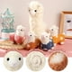thumbnail image 2 of Set de peluches Civaner Llama con 4 peluches de alpaca para bebés de 28 cm, 2 of 6