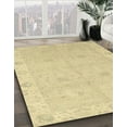 thumbnail image 2 of Ahgly Company Indoor Rectangle Abstract Mustard Yellow Oriental Area Rugs, 8' x 12', 2 of 6