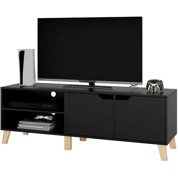 Homfa TV Stand for up to 60'' TV, Media Console Table Entertainment