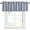 Navy, White, Blue, variant on Valances for Windows, Striped Black White Light Filtering Window Treatment Valances for Living Room/Bedroom/Bathroom Windows, Farmhouse Line Stripes Classic 42"x 12" Rod Pocket Kitchen Curtains