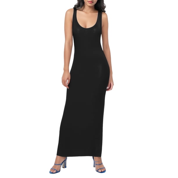 Falda larga y chaleco sexy de color liso para mujer - Vestido de moda, tejido de poliéster, tallas S-XXXL para fiestas, citas y ocasiones informales