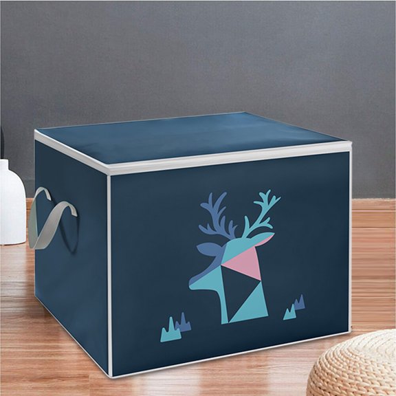 olkpmnmk Clearance Sale!Throw Blanket Home Decor,Large Capacity Clothes Storage Bag Organizer with Fabric for Comforters,Bedroom Decor