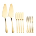 thumbnail image 1 of Juego De 10 Uds. De Cuchillos Para Queso, Espátula De Acero Inoxidable Suficiente Para Pastel, Cuchillo De Mantequilla Eficiente, Cortador De Queso Exquisito Para Cocina De Interior Y Hogar Speravity HA019221-00, 1 of 7