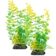 thumbnail image 2 of 2Pcs Creative Artificial Plant Desktop Tank Plant Wear Resistant Aquarium Grass DIY Artificial Plant, 2 of 8