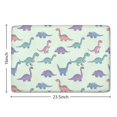 thumbnail image 5 of Colorful Dinosaur Assortment Flannel Non Slip Door Rugs,Washable Door Mats Indoor,Decorative Door Mats,Dirt-Resistant and Absorbent Doormat for Entrance,Bedroom,Kitchen,Bathroom,23.5"x16", 5 of 5