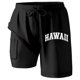 thumbnail image 2 of Bañador para hombre con forro compresivo - Pantalón corto tipo board short, cintura elástica - 95 % poliéster, tallas S-XXXXXL para playa/deporte, 2 of 4