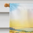 thumbnail image 3 of Kansas Sunflowers in Watercolor House Flag 28 in x 40 in, 3 of 5
