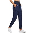 thumbnail image 1 of Pantalones de senderismo ligeros Joggers BALEAF para mujer, color azul L, 1 of 7