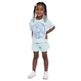 thumbnail image 4 of Frozen Toddler Girls' Short Sleeve Graphic Tee and Matching Ruffle Shorts Set, 2-Piece, Sizes 12M-5T, 4 of 7
