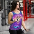 thumbnail image 4 of Vsdgher Elephant in Tribal Style Print Tank Top Sports Vest Bra for Women Sports ,Performance Stretchy Quick Dry Sports Workout Running Top Vest with Removable Pads, 4 of 8