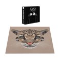 thumbnail image 3 of Ambesonne Animal Jigsaw Puzzle Durable Cardboard, Leopard Wild, 1000 pcs, Umber Brown Cocoa, 3 of 5