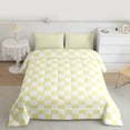 thumbnail image 2 of Homewish Minimalist Buffalo 3 Pieces Queen Comforter Set For Adults Female Men,Geometric Plaid Grid Ultra Soft Bedding Sets,Abstract Mid Century Bedding Comforter Set,Breathable Home Decor, 2 of 8