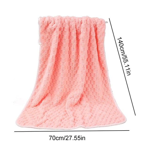 Velvet Bath Towel Blanket 30x60 Inch Thickened Super Absorbent Soft Multipurpose for Adults Couples Home Spa 4 Color Options Quick Dry