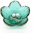 thumbnail image 5 of Small Jewelry Dish Tray for Women, Glass Jewelry Tray Trinket Dish, Flower Ring Dish Engagement Gift, Crystal Ring Holder Dish, Vanity Jewelry Plate Dish, Jewelry Bowl for Rings, Earrings, 5 of 10