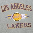 thumbnail image 4 of Men's Mitchell & Ness Heather Gray Los Angeles Lakers Hardwood Classics All Over 4.0 Pullover Sweatshirt, 4 of 7
