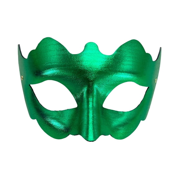Halloween, Masks for Masquerade Party, Masquerade Mask for Men, Vintage Eye Mask, Green Shimmering Matte Finish Vintage Style 6X4X1 Inch Eye Cover for Masquerade Ball and Casual