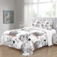 thumbnail image 2 of Conjunto de tapa de edredón Tema de perro Cubiertas de edredón Pillow Shams Suministros para dormir Suministros de cama para primavera verano otoño invierno l tipo1 3 piezas Inevent OD003290-12, 2 of 7