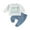 Blue, variant on Bagilaanoe 2PCS Toddler Baby Boy Long Pants Set Letter Print Long Sleeve Sweatshirt Tops + Sweatpants 6M 12M 18M 24M 3T Kids Casual Sweatsuits