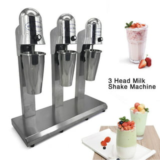 VEVOR 3-Cups Milkshake Maker Single-Head Milkshake Machine Silver Milkshake  Mixer 2-Speed Electric Milk Shake Machine DTNXJHHYTKM000001V1 - The Home  Depot