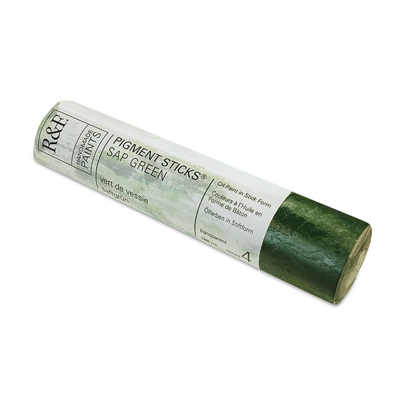 R&F Handmade Paints 224F Oil Pigment Stick 188ml Sap Green