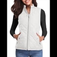thumbnail image 1 of Chaleco Acolchado con Cuello Alto, Cremallera y Bolsillos para Mujer L, 1 of 10