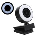 thumbnail image 3 of Webcam with Ring Light, Web Camera Easy To Use  for Live Streaming for Web-based Teaching for Video Chat, 3 of 7