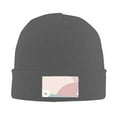 thumbnail image 2 of ZICANCN Abstract Flower Art Pink Knit Beanie Hat, Winter Cap Soft Warm Classic Hats for Men Women, Deep Heather, 2 of 8